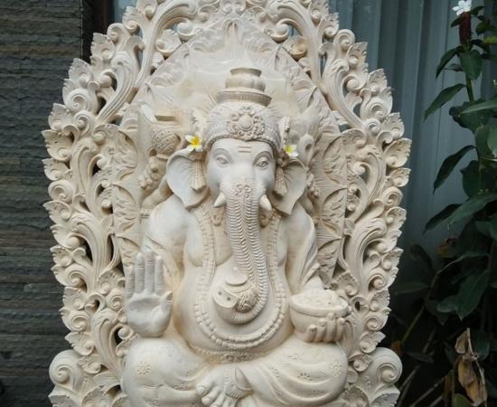 Patung Ganesha Bali Bahan Batu Paras Jogja