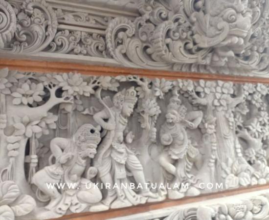 Ukiran Relief Dinding Rumah Bali