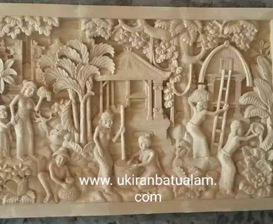 Relief Dinding Rumah Khas Bali