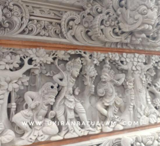 Relief Ornamen Dinding Rumah Bali