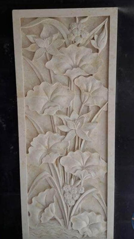 ornamen dinding rumah desain lotus