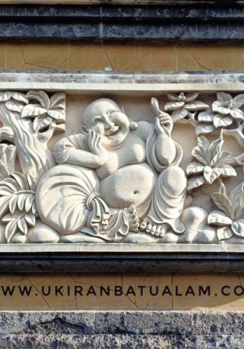 Relief Ukiran Batu Alam Sang Buddha