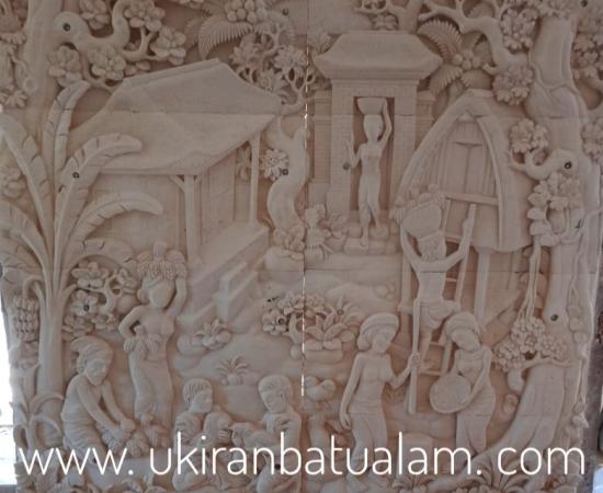 jual Relief Desain Aktivitas Masyarakat Bali